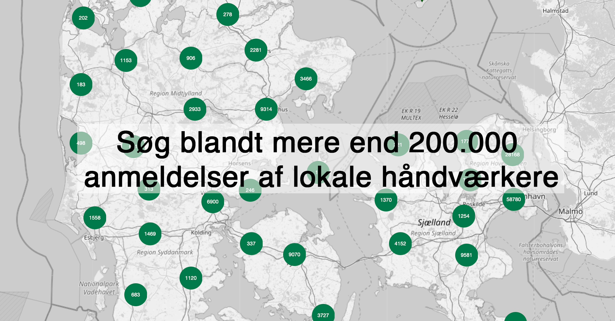 Anmeldelser på kort